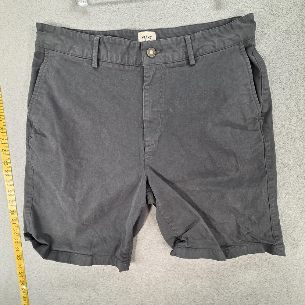 Flint and Tinder Men's Gray Jean Shorts - Classic Chino Style